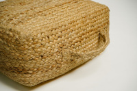 Pouf en jute moderne de haute qualité, fait main, confortable, pliable, pour salon, école, entrée, livraison rapide dans le monde entier