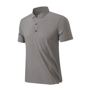 Camiseta Polo de Golf de Manga Corta Personalizada de Alta Calidad, con Logotipo, de Nailon y Elastano Suave, Transpirable, para Hombre, en Venta - Product Image 2
