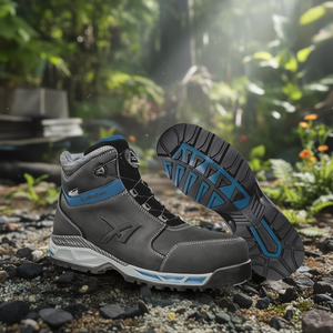 TOFANE BLACK QL CTX MID Safety Boots Size 44 Black/Blue S3 EN20345 - Product Image 3