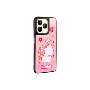 Funda de Silicona JoieCreatif Amas para Realme C53 con Figura Icónica en Relieve, Funda Brillante Negra, También para Realme C21, Oppo A17, A98, Realme C35 - Product Image 3