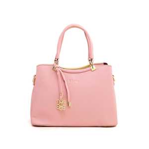 Lujo P35961 para bolso formal rosa con dos asas de gran capacidad de cuero genuino y forro de PU estilo simple para el verano - Product Image 3