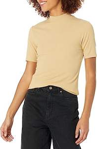 New latest high quality streetwear Comfortable Casual Short Sleeve T-shirt <b>Top</b> <b>mock</b> <b>neck</b> Woman Slim Crop <b>Top</b> - Product Image 5