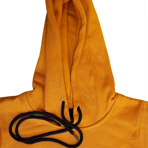 Premium 100% coton solide plaine pull enfants survêtement deux pièces survêtement ensemble hiver à capuche ensemble de vêtements de sport pour filles et garçons - Product Image 5