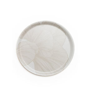 Plateau en acier Design floral Impression Émail Chargeur Plaque Réutilisable Alimentaire Qualité Sûre Rond Charge Alimentaire Plaques Métalliques - Product Image 6