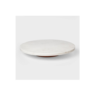 ถาดหินอ่อนหินอ่อนแบบหมุนทำด้วยมือสำหรับห้องรับประทานอาหาร - Product Image 1