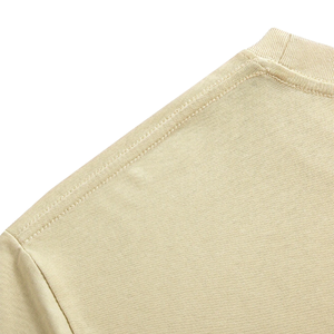 Camiseta 100% de algodón para hombre, 180 gramos, ajuste holgado, manga corta de gran tamaño, longitud larga, transpirable para actividades formales al aire libre en interiores - Product Image 4