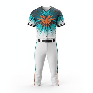 Ensembles d'uniformes de baseball par sublimation, design professionnel, respirant, séchage rapide, tissu 100% polyester - Product Image 5