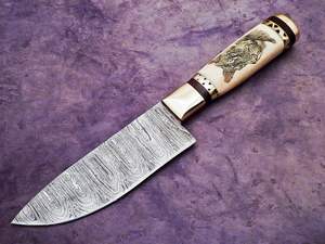 Cuchillo de uso general profesional de acero inoxidable hecho a mano con mango de palisandro MOQ bajo uso en cocina cuchillo de Chef al por mayor - Product Image 4