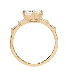 8*6 มม.มรกตตัดแหวนเพชรLabเพชรMARRID ClusterแหวนCVDแหวนหมั้นผู้หญิง 14K Goldงานแต่งงาน - Product Image 4