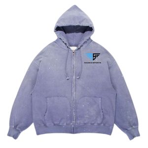 Vêtements d'hiver Acid Men Long Sleeve Washed Hoodies with Customized Color New Design Men Acid Wash Hoodies in Best-seller - Product Image 4