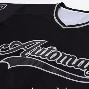 Camisetas de hockey personalizadas para hombre, camiseta de hockey sobre hielo con tinte de impresión por sublimación con nombre y número - Product Image 2