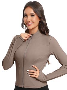 Chaqueta de Yoga Cómoda y Transpirable para Mujer, Chaqueta de Yoga Personalizada, Elástica, para Gimnasio, Entrenamiento, Running y Deportes - Product Image 5