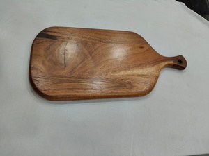 Tabla de cortar de madera personalizada de alta calidad, multifuncional, de madera natural, a precio económico. - Product Image 3