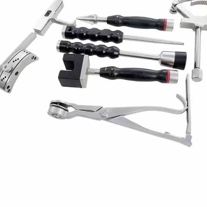 Outils chirurgicaux manuels complets d'instruments de chirurgie orthopédique de 11 pièces pour les opérations de fémur de tibia de colonne vertébrale de genou de hanche - Product Image 2