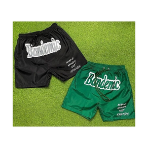 Short de jogging en coton à séchage rapide personnalisé élégant short en maille imprimé en 3D pour hommes 2025 Short de fitness athlétique - Product Image 1