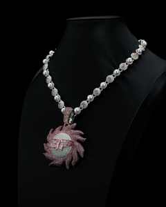 Pendentif en argent 925 avec moissanite, testé au diamant, VVS, serti de diamants, bijoux hip-hop pour soirée, pendentifs élégants - Product Image 2