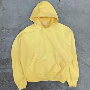 Fabricante Vintage Sun Faded No String Pocket Pullover Sudadera personalizada Heavyweight Stone Acid Washed Hoodie Hombres - Product Image 1