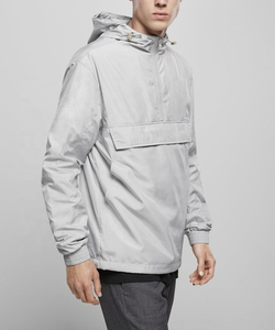 Jersey transpirable de diseño de moda a granel de talla grande 100% poliéster cortavientos Anorak chaqueta con capucha ropa de invierno chaqueta de hombre - Product Image 3