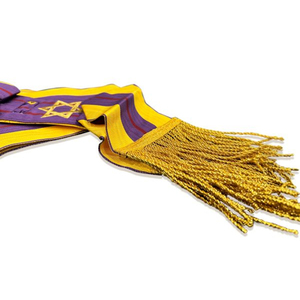 Ceinture de règle maçonnique de broderie personnalisée pour l'uniforme nouvelle arrivée personnalisable 2025 ceinture de règle OSM - Product Image 5