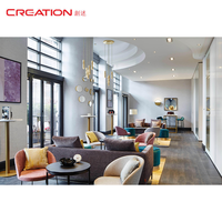 One-Stop-Anpassung in chinesischen Fabriken Hotelprojekt Möbels ets Apartment Hotel Lobby Luxus-Sofas itze