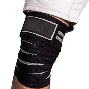 Fitness Weight Lifting Powerlifting Compression Elastic Weightlifting <b>Knee</b> Wrap Bandages for Gym <b>Squat</b>, Deadlift - Product Image 3