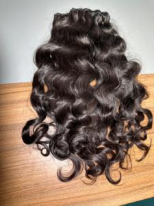 Extensions de cheveux humains indiens de qualité export, naturelles, à pointes épaisses, tissage double machine, qualité Remy, 100g, permanentes, toutes les couleurs - Product Image 3