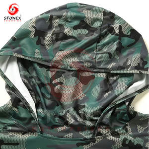 Sweat à capuche de pêche pour homme grande taille de haute qualité avec masque, protection UV, séchage rapide, léger, respirant, pour le travail en extérieur, service OEM - Product Image 4