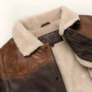 Gilet en cuir d'hiver pour hommes - Vêtement d'extérieur coupe-vent et écologique sur mesure pour les acheteurs en gros - Fabricant pakistanais - Product Image 4