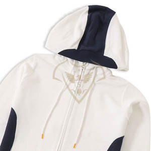 Jersey de talla grande de algodón 100% de alta calidad para mujer, logotipo personalizado, ropa de calle de invierno, insignia, Sudadera con capucha con estampado de lana, hombro caído - Product Image 4