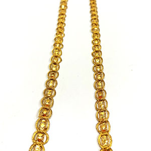 Decoraciones para vestido de mujer con encaje metálico redondo, lentejuelas, diamantes de imitación, flecos decorativos, venta al por mayor, ofertas de embalaje de regalo - Product Image 1