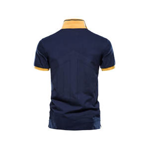 Patrón sólido de los hombres más vendidos para camisetas de polo Pakistán-Hecho de tela de punto Servicio OEM disponible Precio al por mayor - Product Image 2