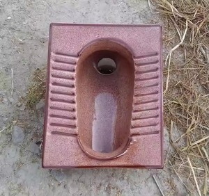 Rustic Magenta Ceramic Squatting Orissa <b>Pan</b> Asian Style Water Closet Toilet Commode Sanitary Ware for Bathrooms - Product Image 2