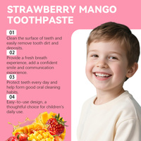 Dentifrice Enfant Fraise Mangue Smilgy Marque Privée 114g Nettoyage Doux Soin Émail à l'Hydroxyapatite Fabricant OEM ODM