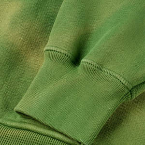 เสื้อฮู้ดดี้ผ้าฟลีซโอเวอร์ไซส์ รุ่นใหม่ล่าสุด ล้างทำสีซีดแบบดิสเทรส 100% ผ้าฝ้าย ระบายอากาศได้ดี แห้งเร็ว เหมาะสำหรับฤดูหนาว - Product Image 5