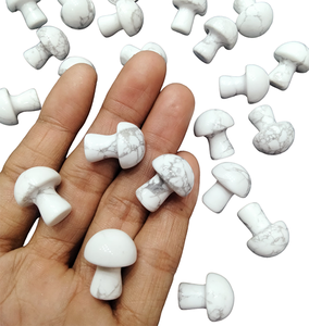 อัญมณีสีดํา Obsidian เห็ดเด็กคริสตัลหินนวดเห็ดเด็กคุณภาพสูงอัญมณีขายส่ง - Product Image 6