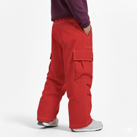 Pantalones de Esquí Cálidos y Holgados para Niños Unisex, Resistentes al Viento, Impermeables y Transpirables, con Aislamiento Thinsulate, para Invierno, Nieve y Snowboard