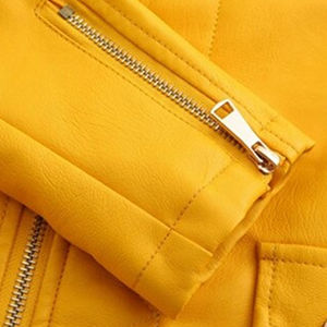 Veste en cuir de haute qualité pour femmes, manches longues, design personnalisable, utilisation hivernale, rembourrage en coton, processus de tricotage - Meilleur prix - Product Image 6