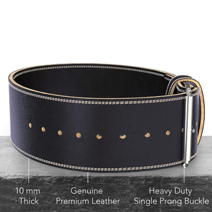 Premium Lifting <b>Belt</b> for Athletes Leather and Suede Back & Core Stability Adjustable Buckle Wholesale OEM for Fitness Brands - Product Image 2