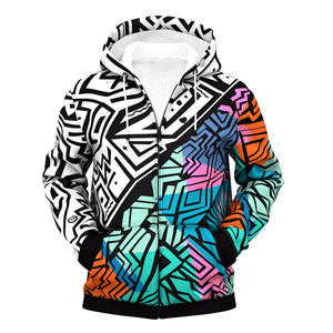 2025 personnalisé haute qualité impression par transfert de chaleur hommes sweats à capuche nouvel hiver solide 100% coton écologique respirant - Product Image 4