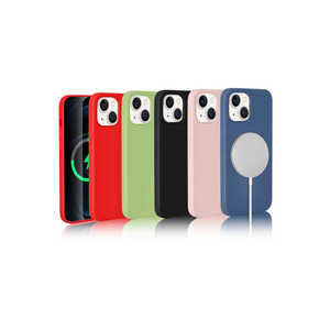Étui en silicone sans fil Silksafe rose clair de qualité supérieure Netzy pour iPhone 13 13 Pro Max 14 Plus - Product Image 4