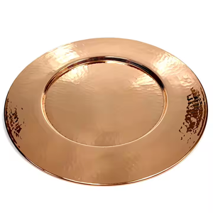 2025 nouvelle plaque de chargeur en métal protéger votre table à manger de la chaleur excessive en métal sous la plaque de chargeur pour la décoration de mariage - Product Image 4