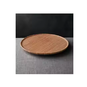 Handmade Wooden Dish <b>Set</b> Premium Wood Dinnerware Wooden Charger Plates by glowin fashion - Product Image 5