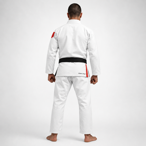 Traje de BJJ de Algodón Premium con Costuras Reforzadas, Gi Tradicional de Artes Marciales, Secado Rápido Frontal, Transpirable, Duradero, Avanzado, 240g - Product Image 3