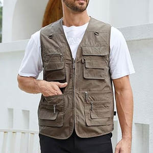 Chaleco de hombre superventas, nuevo diseño de moda, ropa de calle de lona, ropa exterior informal lavable para invierno, chaleco de tamaño personalizado - Product Image 4
