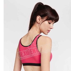 Soutien-gorge de sport serré Scrunch de conception personnalisée pour soutien-gorge de sport pour femmes en tissu Spandex matériau intérieur confortable - Product Image 4