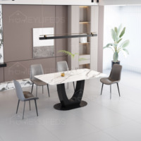 Ensemble de mobilier moderne en velours pour la maison, canapés de restauration rapide pour café, tables et chaises de salle à manger en métal, vente en gros, entrepôt
