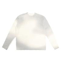 Design personnalisé logo Laine Imprimé Jacquard Tricot Pull Haut Col Ras Du Cou Hiver Tricots Pull Tricoté Hommes Mohair Pull