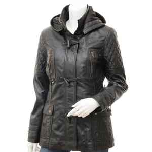 2025 nueva llegada, superventas, satinado chaqueta de cuero de alta calidad para mujer, fábrica superior 100% para temporada de otoño, chaquetas para mujer - Product Image 6