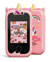 Téléphone jouet pour enfants pour filles et garçons de 3 à 6 ans Lecteur MP3 Musique double caméra Écran tactile 2-4 pouces Autonomie de la batterie <10 heures Plastique
