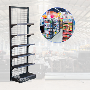 Sistemas de estanterías de góndola ADONG A28 Retail | Estantes metálicos personalizados para comestibles y supermercados | Suministro de Vietnam de OEM/ODM - Product Image 1